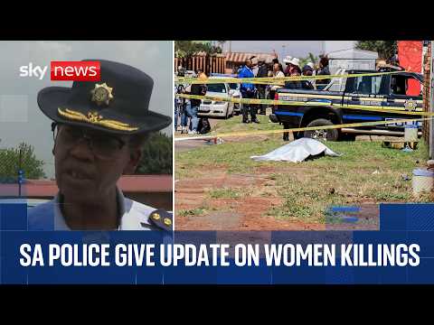 South African police give update on women killings