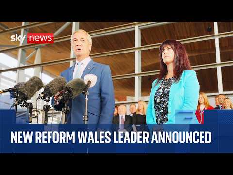 Helen Jenner unveiled as Reform UK Wales leader by Farage