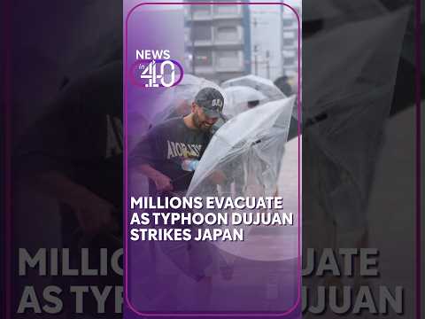 Typhoon Dujuan batters Japan – two million urged to evacuate