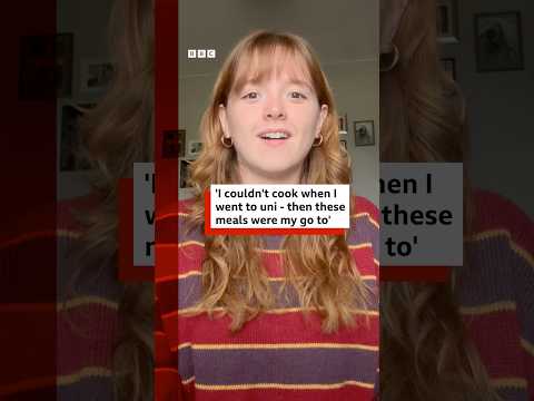 ‘I couldn’t cook when I went to uni – then these meals were my go to’. #BBCNews