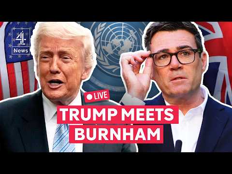 LIVE: Donald Trump and British Prime Minister Andy Burnham meet for the first time