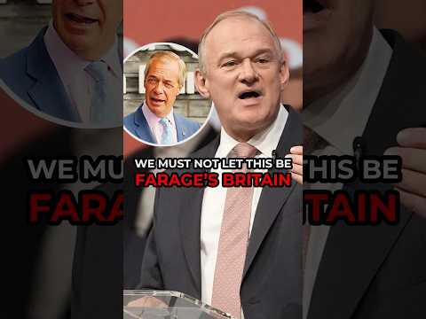 Sir Ed Davey launches SCATHING ATTACK on “far-right” Nigel Farage