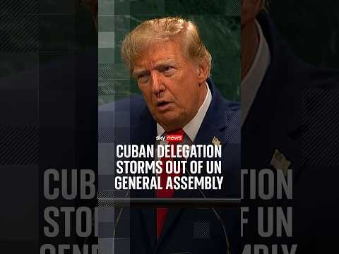 Cuban delegation storms out of UN General Assembly