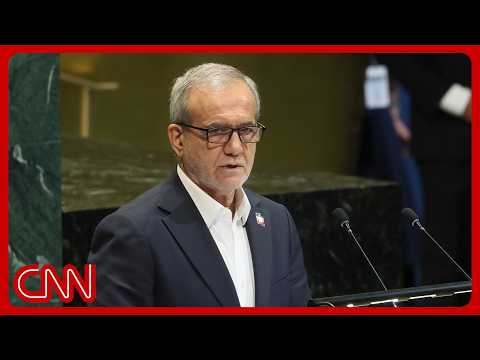 Live: Iran President Masoud Pezeshkian addresses UN General Assembly