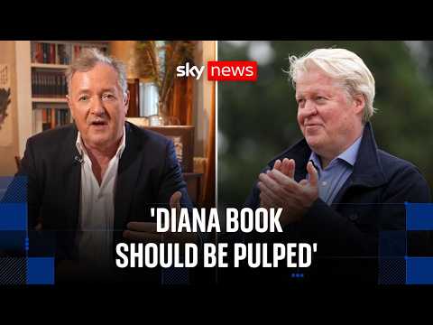 Earl Spencer apologises to Piers Morgan over errors in Princess Diana book