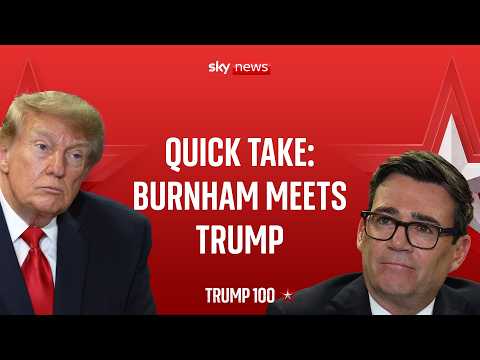 QUICK REACTION: Trump and Burnham meet