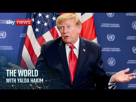 Donald Trump at the center of a diplomatic whirlwind | The World with Yalda Hakim live from the UN
