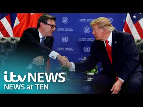 Burnham meets Trump for first time in New York – Watch ITV News at Ten