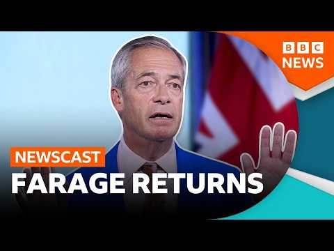 What has Nigel Farage said on money, Andy Burnham and a ‘complainants society’? | BBC Newscast
