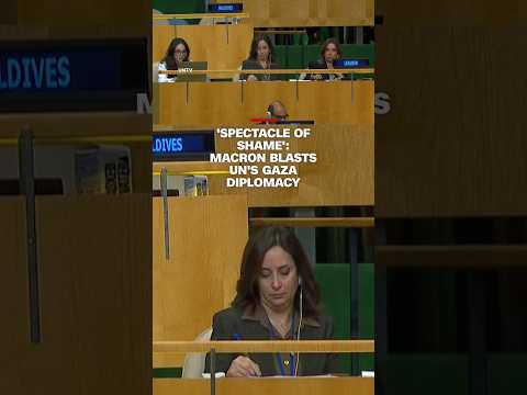 Macron blasts UN’s Gaza diplomacy