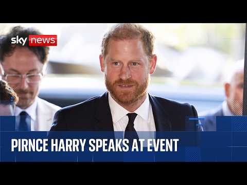 Prince Harry appears at Clinton Global Initiative annual meeting