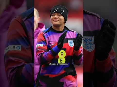 A man has denied sending a message containing a racial slur to England footballer Jess Carter