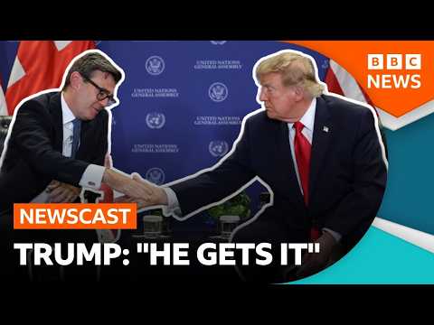Inside UK prime minister Andy Burnham’s first meeting with President Trump | BBC Newscast
