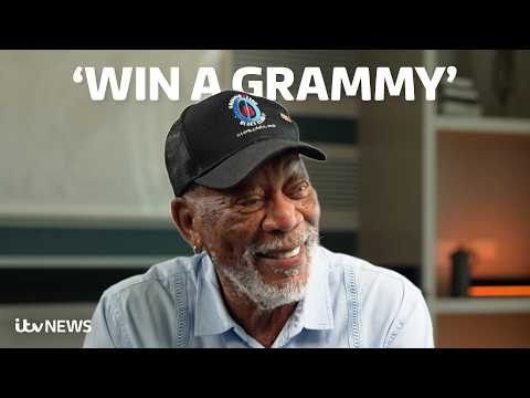 Morgan Freeman shares big aspirations for new blues album with ITV News