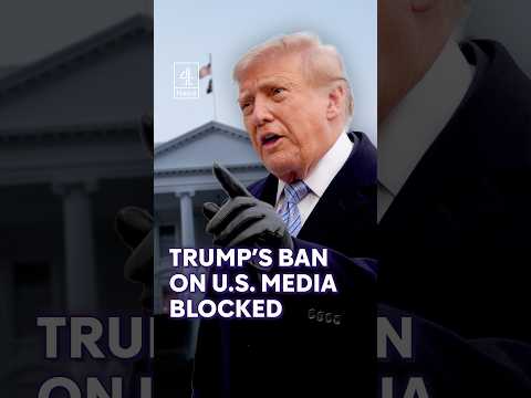 Trump’s ban on US media blocked #DonaldTrump #US