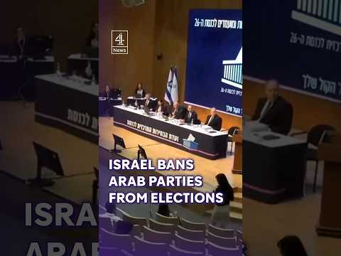 Israel votes to ban Arab parties from election
