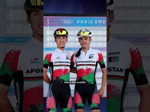 Afghan woman wins cycling medal after training disguised as a man