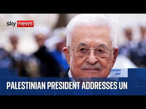 Mahmoud Abbas speaks at UN General Assembly