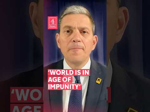 World is in ‘age of impunity’ says David Miliband