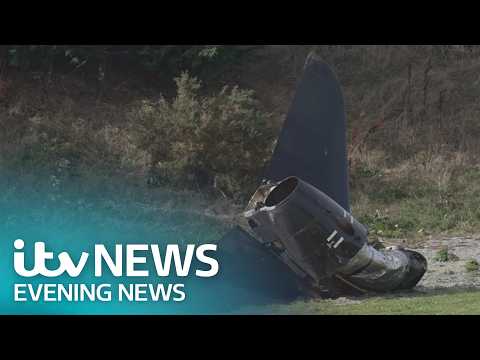 RAF pilots steered jet away from buildings moments before crash – Watch ITV Evening News LIVE