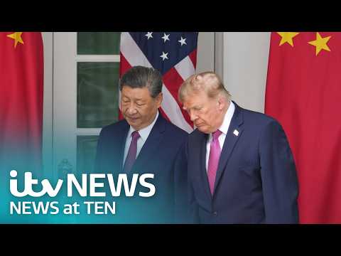 Trump hails ‘great friendship’ with China’s Xi as state visit commences – Watch ITV News at Ten LIVE