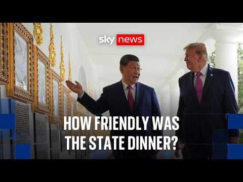 The notable group of people not at Trump-Xi state dinner