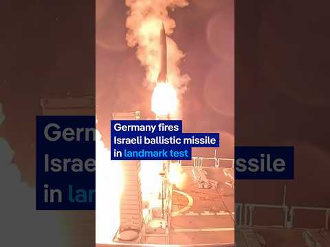 Germany fires Israeli ballistic missile in landmark test | DW News