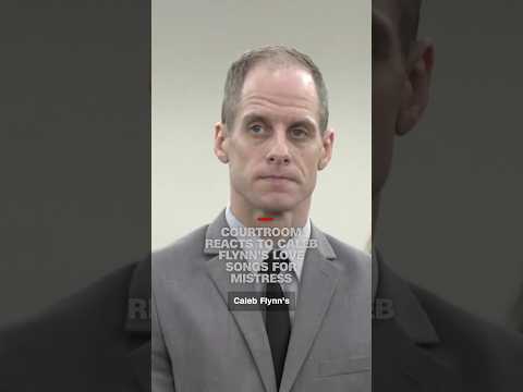 Courtroom reacts to Caleb Flynn’s love songs for mistress