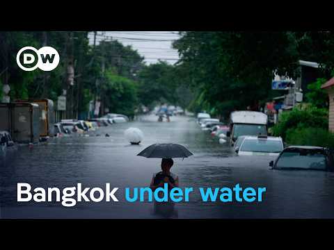 Bangkok flooded: Nearly 300mm of rain leaves Thai capital struggling | DW News