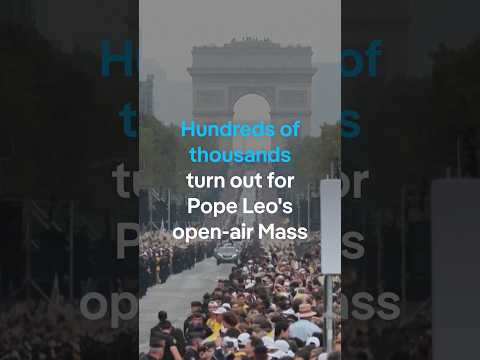 Hundreds of thousands attend Pope Leo’s open-air Mass | DW News
