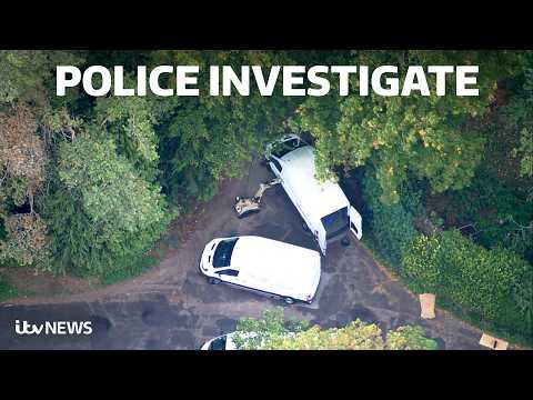 Watch live counter-terror police at RAF Fairford after several men arrested on explosive charges