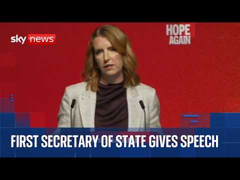 Louise Haigh speaks at Labour conference