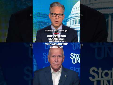 GOP senator slams Sec. Hegseth’s ‘snowflakeish’ behavior