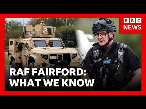 RAF Fairford incident: US military ‘working closely’ with UK | BBC News