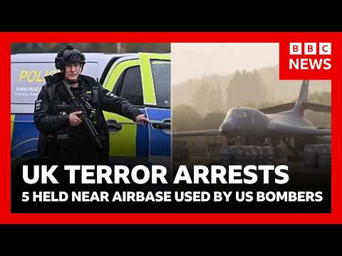 5 terror arrests at airbase used by US bombers – possible Iran link investigated | BBC News