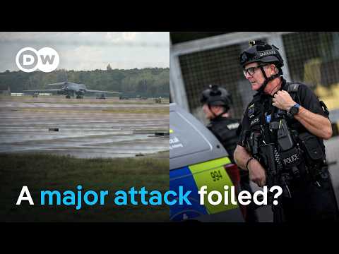 What’s behind anti-terror arrests near UK airbase? | DW News