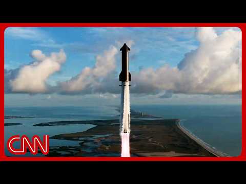 Unprecedented test flight of massive SpaceX Starship reaches orbit