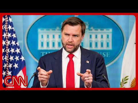 VP Vance holds White House briefing