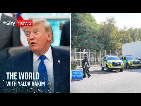 Trump ‘surprised’ by Fairford suspects’ bail | The World with Yalda Hakim