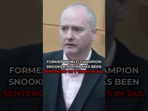 Former World Snooker Champion has been JAILED for SEVEN YEARS!