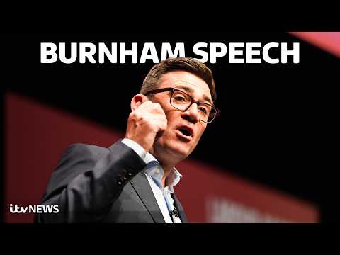 Watch in full: Andy Burnham’s keynote speech to Labour conference