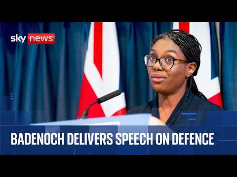 Kemi Badenoch gives speech on defence