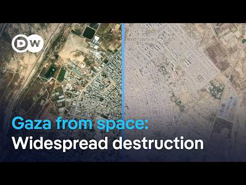 New satellite images show the scale of Gaza’s destruction | DW News