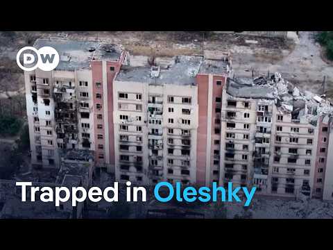 Why 2,000 civilians can’t leave this Ukrainian town | DW News