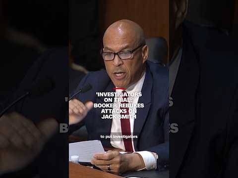 “Investigators on trial:” Booker rebukes attacks on Jack Smith