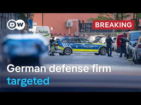 Police probe attempted arson attack on German defense firm | DW News