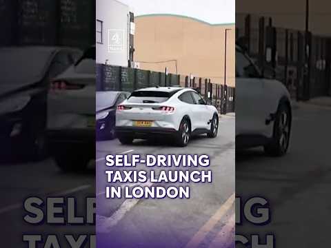 Self-driving taxis launch in London