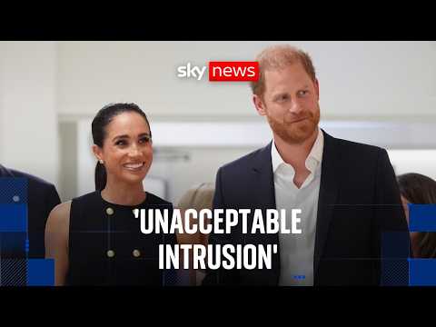 Harry and Meghan criticise ‘extraordinarily reckless’ paparazzi at children’s school
