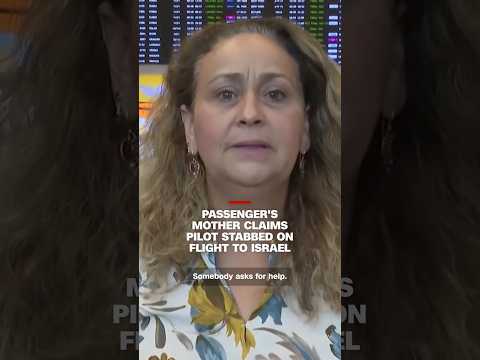 Passenger’s mother claims pilot stabbed on flight to Israel