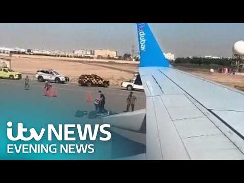 What happened on this Flydubai plane? Watch Wednesday’s ITV Evening News